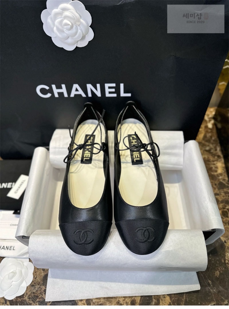 C H A N E L 샤넬 25C 메리제인 슈즈 블랙 신발 4번 이미지