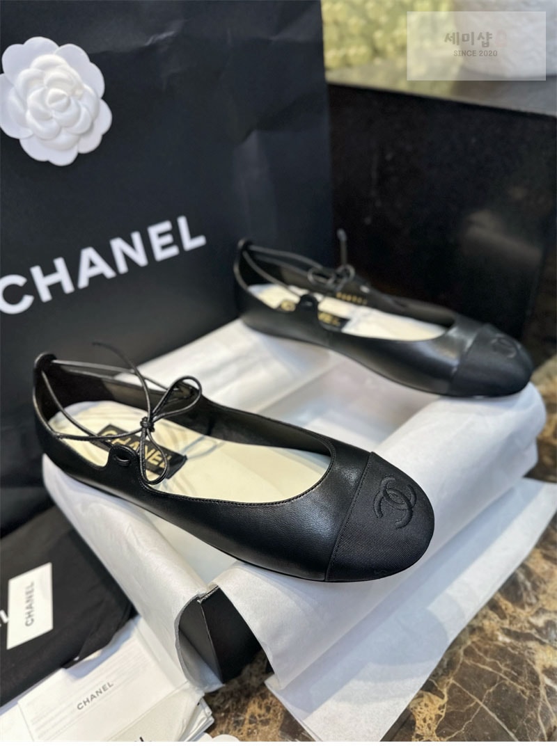 C H A N E L 샤넬 25C 메리제인 슈즈 블랙 신발 5번 이미지