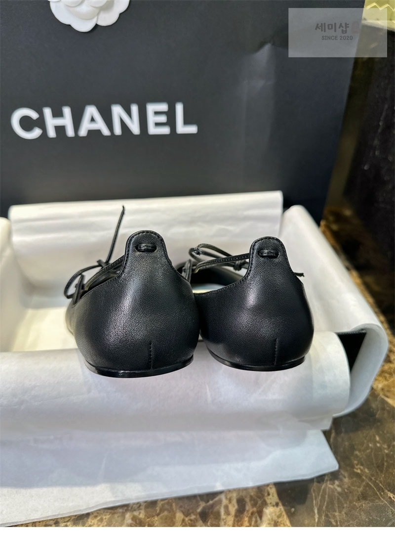 C H A N E L 샤넬 25C 메리제인 슈즈 블랙 신발 8번 이미지