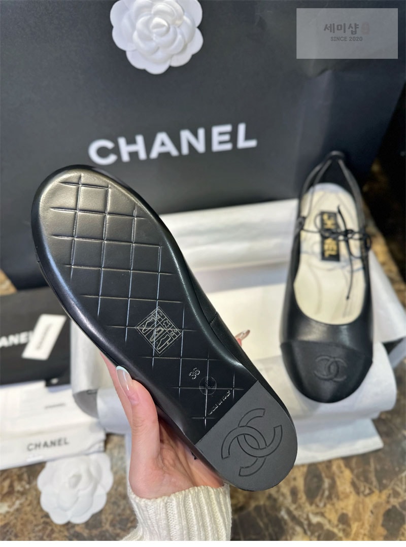 C H A N E L 샤넬 25C 메리제인 슈즈 블랙 신발 15번 이미지
