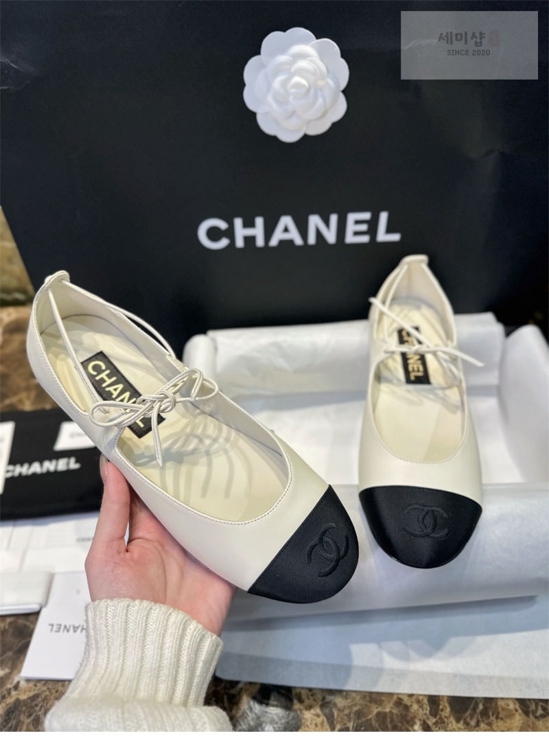 C H A N E L 샤넬 25C 메리제인 슈즈 블랙 신발 23번 이미지