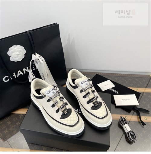C H A N E L 샤넬 25C 믹스드파이버 스니커즈 신발 2번 이미지