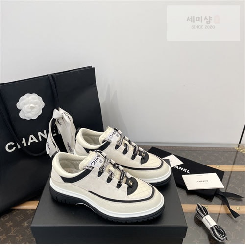 C H A N E L 샤넬 25C 믹스드파이버 스니커즈 신발 3번 이미지