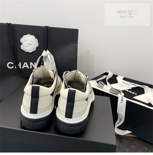 C H A N E L 샤넬 25C 믹스드파이버 스니커즈 신발 10번 이미지