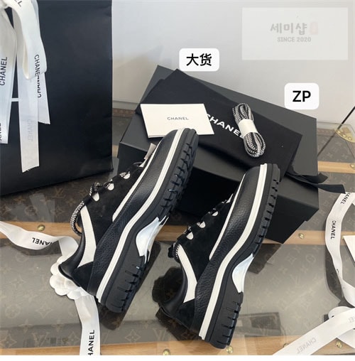 C H A N E L 샤넬 25C 믹스드파이버 스니커즈 신발 26번 이미지