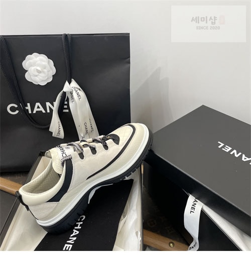 C H A N E L 샤넬 25C 믹스드파이버 스니커즈 신발 29번 이미지
