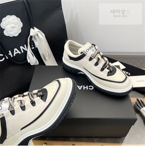 C H A N E L 샤넬 25C 믹스드파이버 스니커즈 신발 40번 이미지