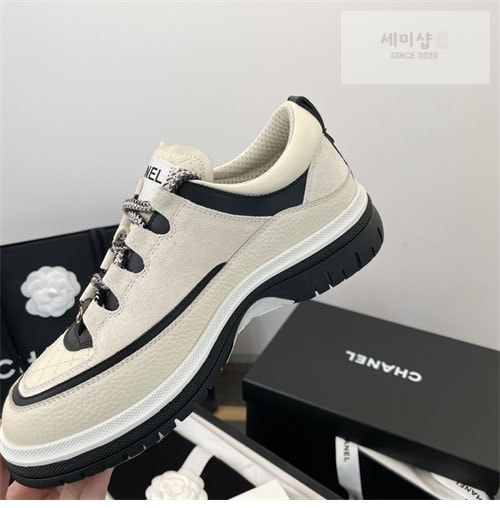 C H A N E L 샤넬 25C 믹스드파이버 스니커즈 신발 31번 이미지