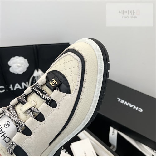 C H A N E L 샤넬 25C 믹스드파이버 스니커즈 신발 34번 이미지