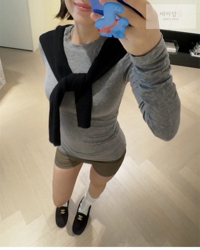 샤넬 샤넬 25K 스웨이드 시어링 모카신 로퍼 신발 3번 이미지