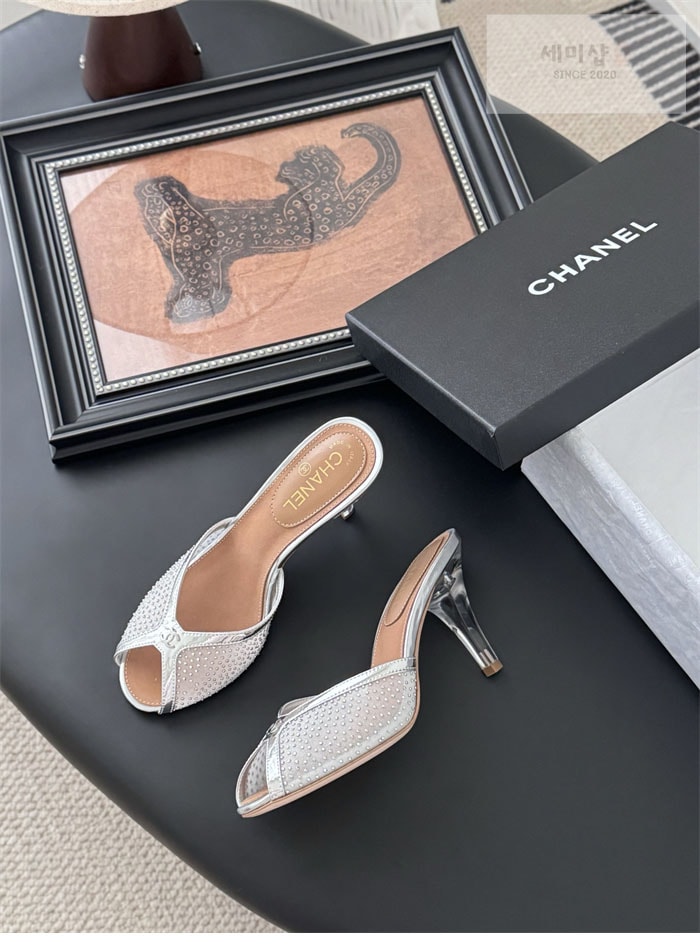 C H A N E L 샤넬 25K 오픈탑 메쉬 뮬 신발 5번 이미지