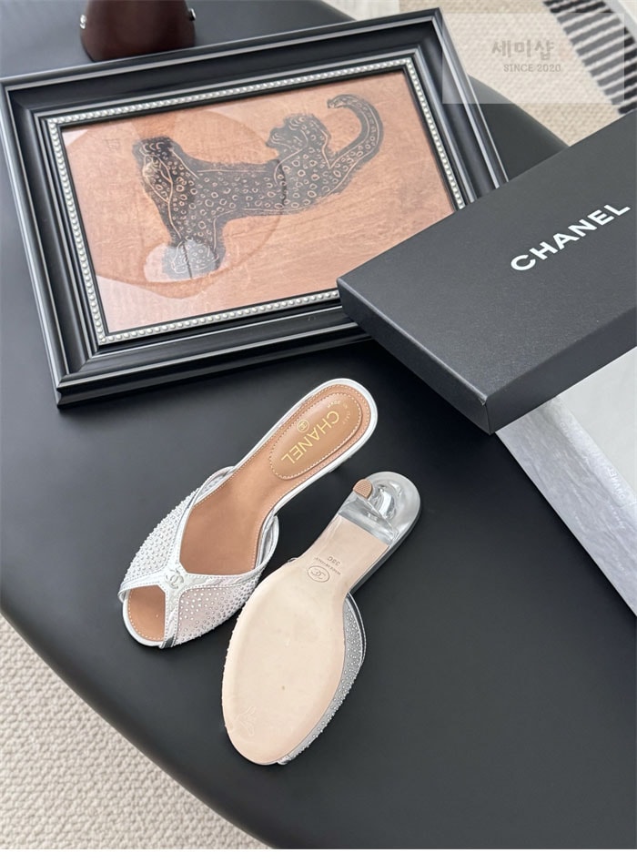 C H A N E L 샤넬 25K 오픈탑 메쉬 뮬 신발 6번 이미지