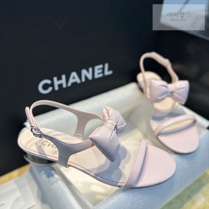 C H A N E L 샤넬 25P 리본 샌들 신발 2번 이미지