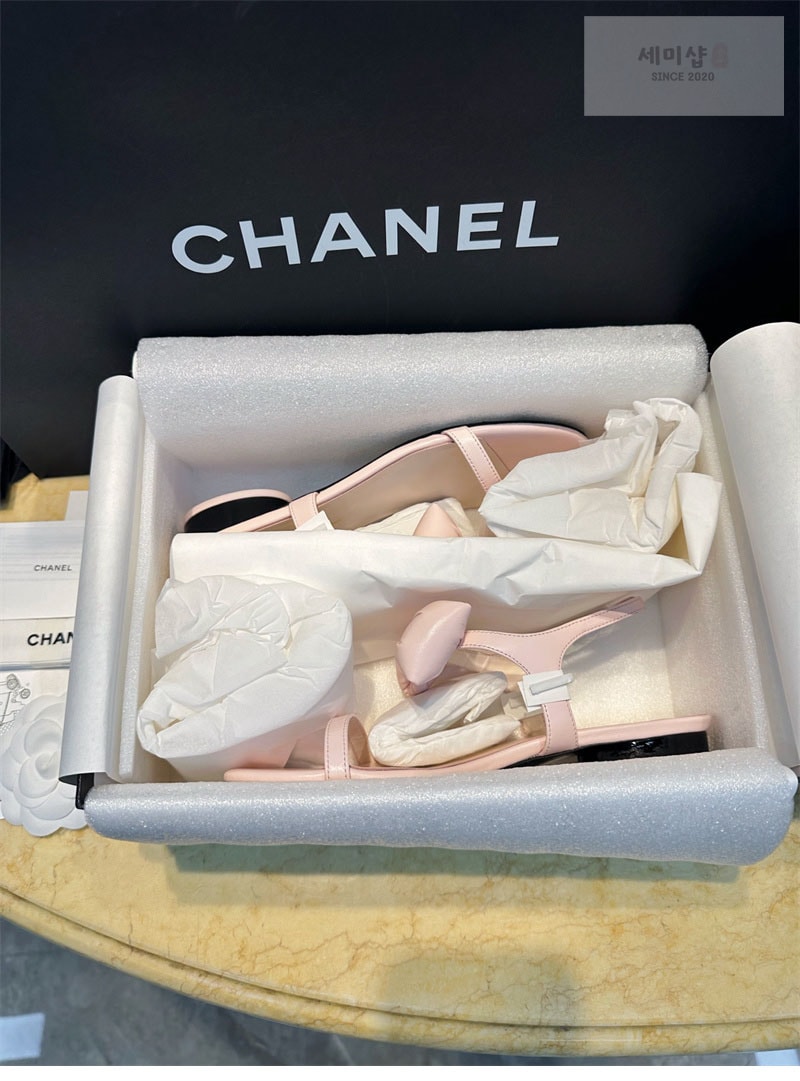 C H A N E L 샤넬 25P 리본 샌들 신발 1번 이미지