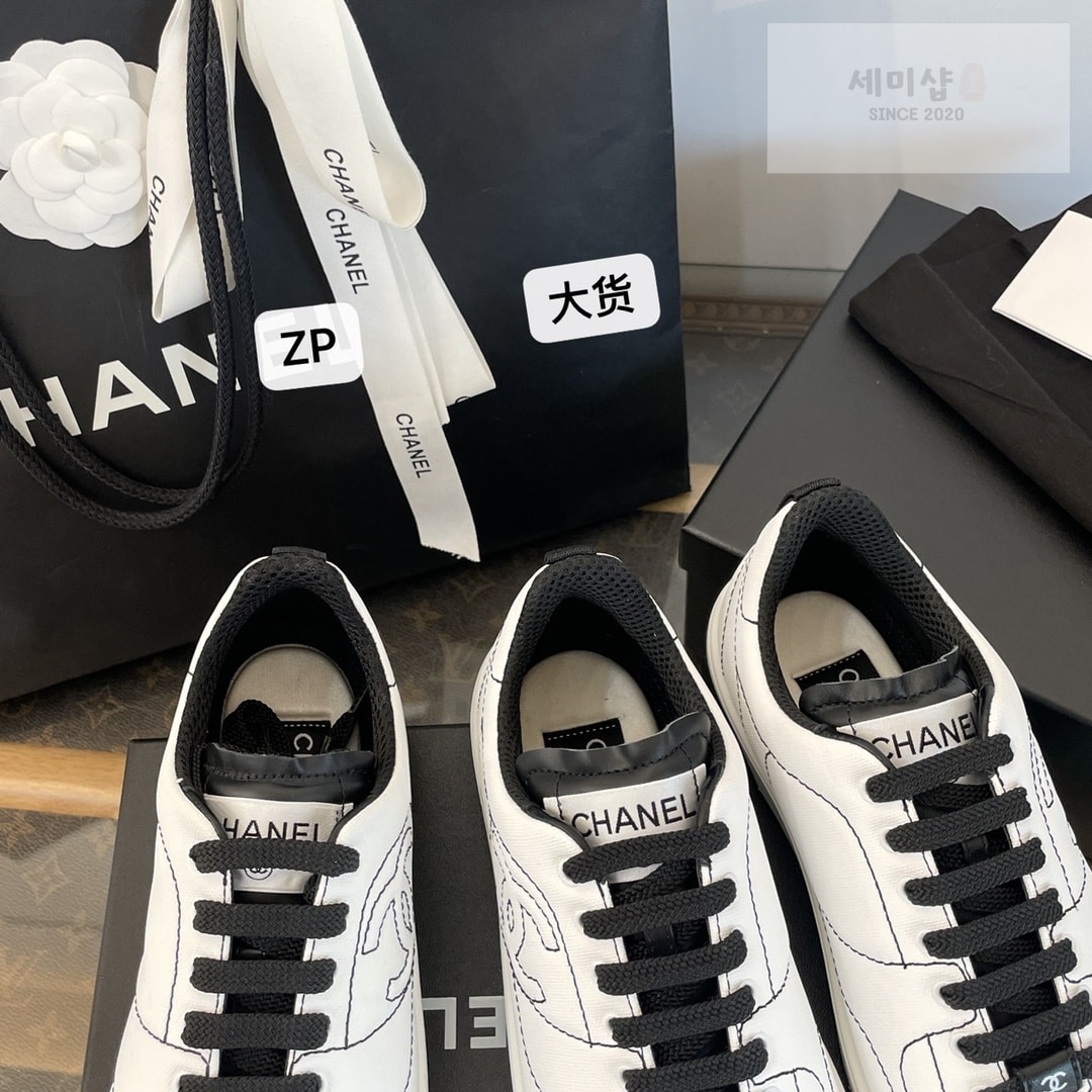 C H A N E L 샤넬 25 코튼 스니커즈 신발 13번 이미지
