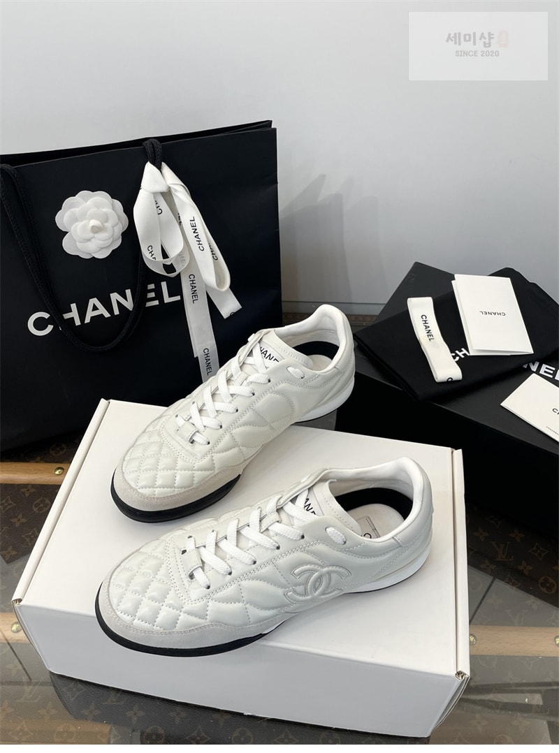 C H A N E L 샤넬 25 CC로고 스니커즈 남성용 블랙 신발 9번 이미지