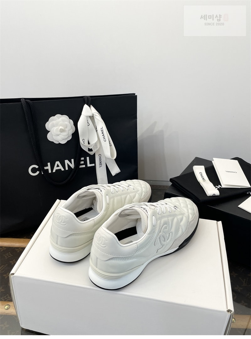 C H A N E L 샤넬 25 CC로고 스니커즈 남성용 블랙 신발 11번 이미지
