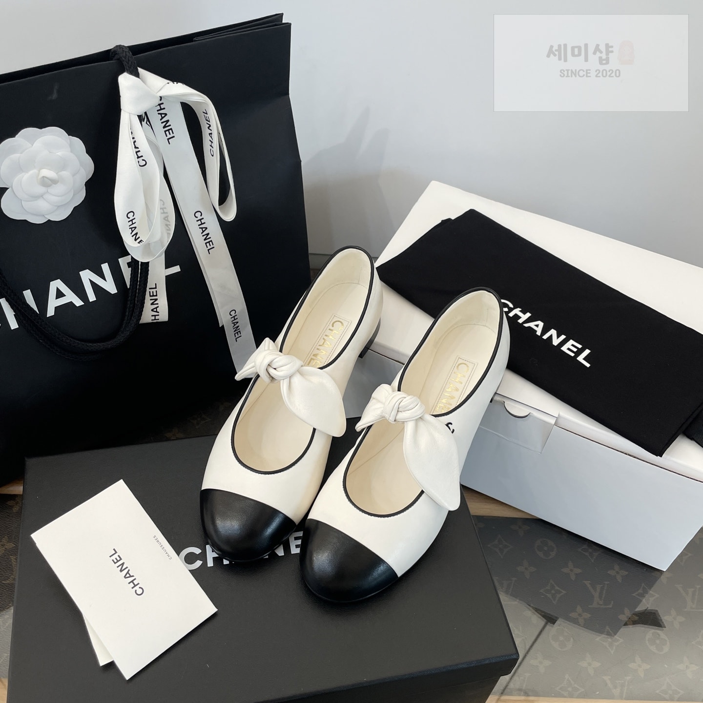 C H A N E L 샤넬 25c 메리제인 리본 신발 5번 이미지