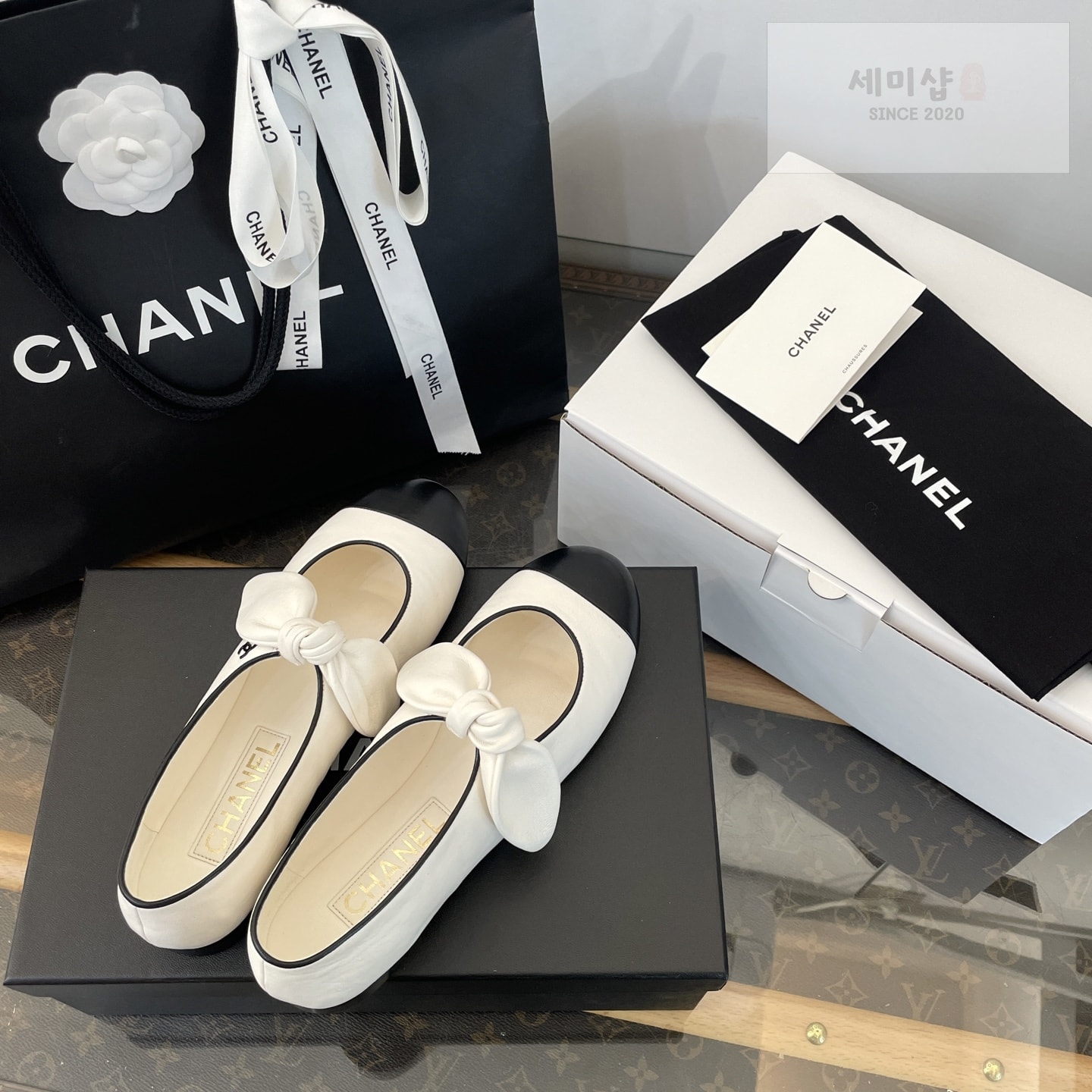 C H A N E L 샤넬 25c 메리제인 리본 신발 10번 이미지