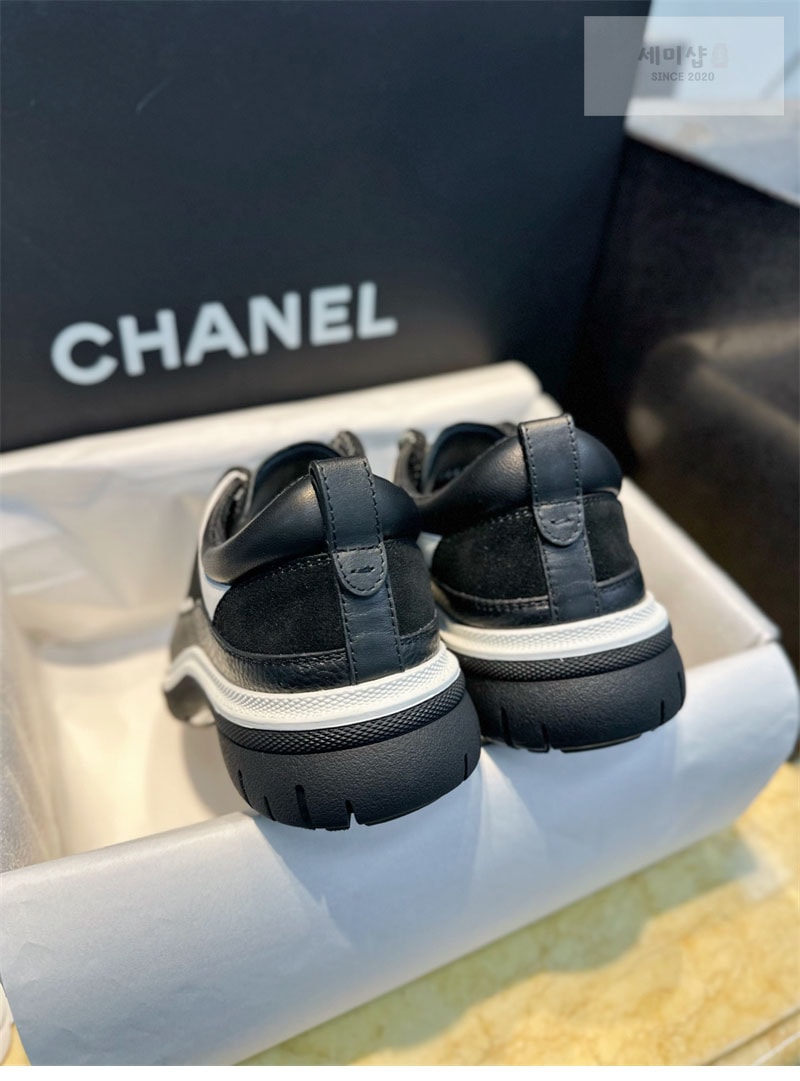C H A N E L 샤넬 25c 스니커즈 블랙 신발 12번 이미지