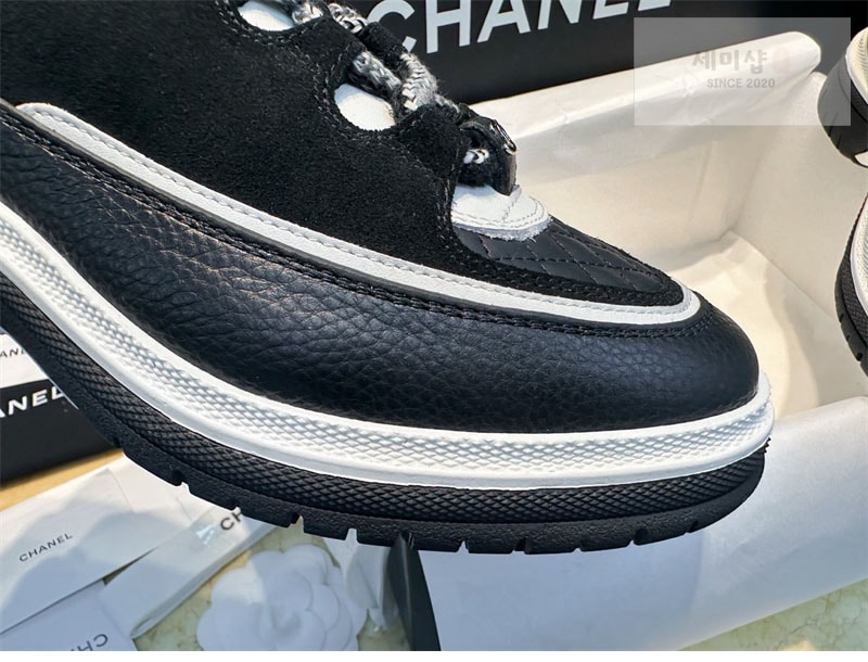 C H A N E L 샤넬 25c 스니커즈 블랙 신발 21번 이미지