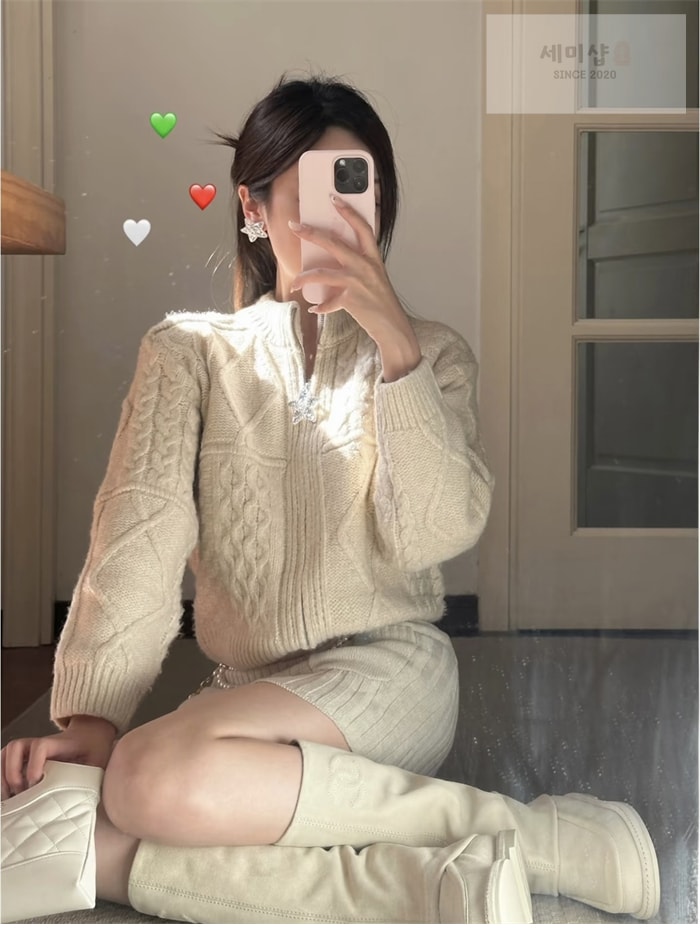 C H A N E L 샤넬 25c CC로고 스웨이드 롱 부츠 신발 3번 이미지
