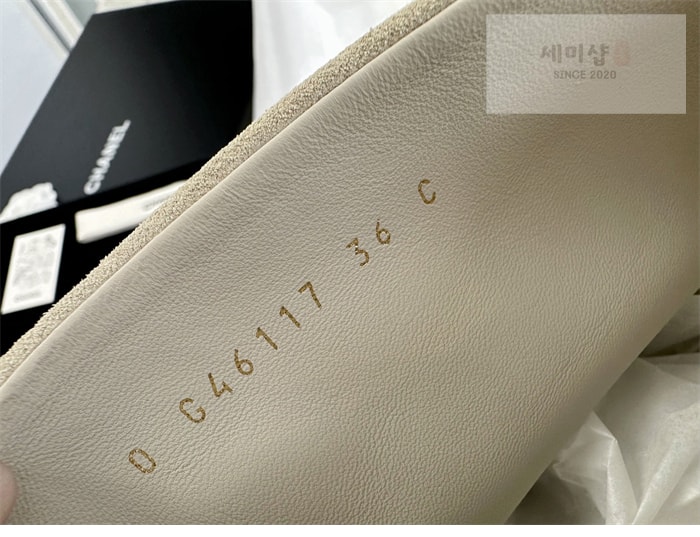 C H A N E L 샤넬 25c CC로고 스웨이드 롱 부츠 신발 18번 이미지
