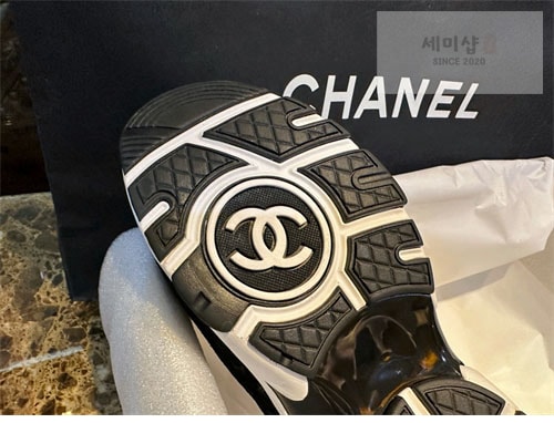 C H A N E L 샤넬 CC로고 믹스드파이브 스니커즈 블랙 신발 14번 이미지