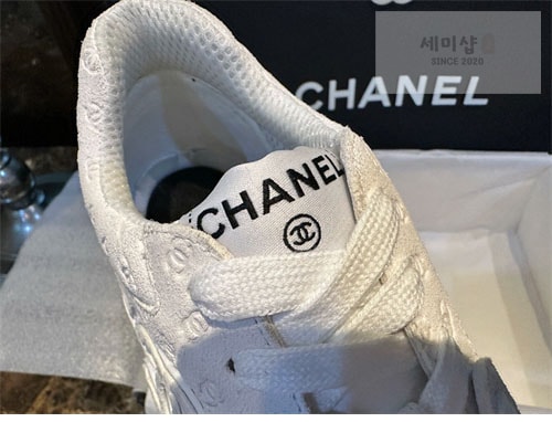 C H A N E L 샤넬 CC로고 믹스드파이브 스니커즈 화이트 신발 13번 이미지