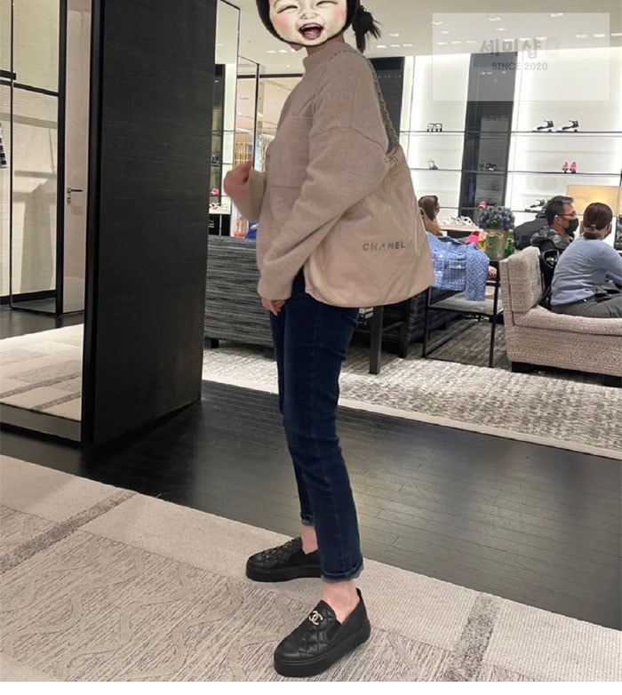 C H A N E L 샤넬 CC로고 퀼팅 슬립온 신발 2번 이미지