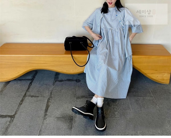 C H A N E L 샤넬 CC로고 하프 앵클 러버부츠 레인부츠 장화 신발 2번 이미지