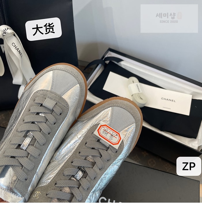 C H A N E L 샤넬 cc로고 러닝 스니커즈 신발 12번 이미지