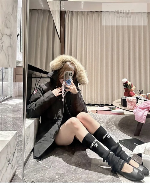 C H A N E L 샤넬 cc로고 메리제인 슈즈 그레워머 세트 신발 4번 이미지