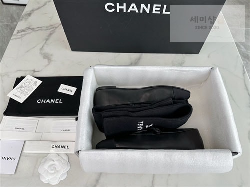 C H A N E L 샤넬 cc로고 메리제인 슈즈 그레워머 세트 신발 8번 이미지