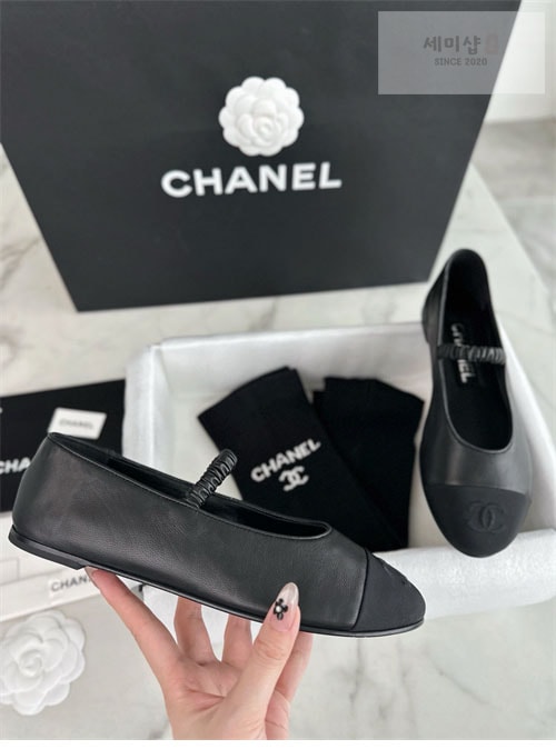 C H A N E L 샤넬 cc로고 메리제인 슈즈 그레워머 세트 신발 11번 이미지