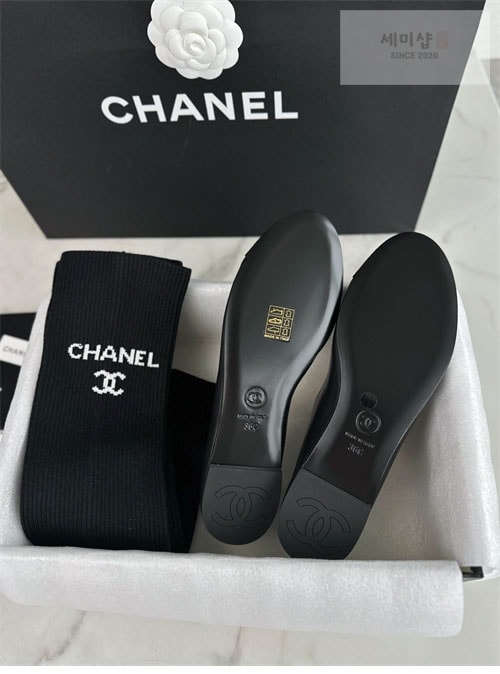 C H A N E L 샤넬 cc로고 메리제인 슈즈 그레워머 세트 신발 14번 이미지