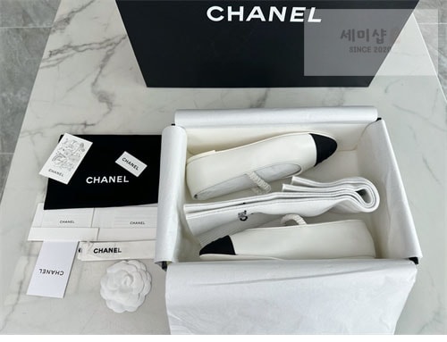 C H A N E L 샤넬 cc로고 메리제인 슈즈 그레워머 세트 신발 20번 이미지