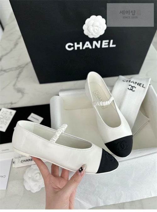 C H A N E L 샤넬 cc로고 메리제인 슈즈 그레워머 세트 신발 23번 이미지