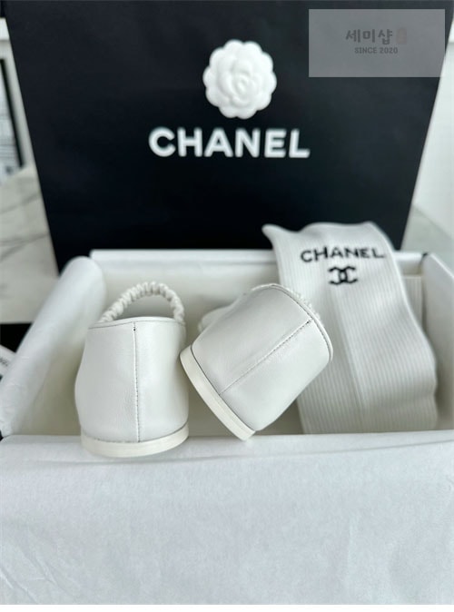 C H A N E L 샤넬 cc로고 메리제인 슈즈 그레워머 세트 신발 25번 이미지