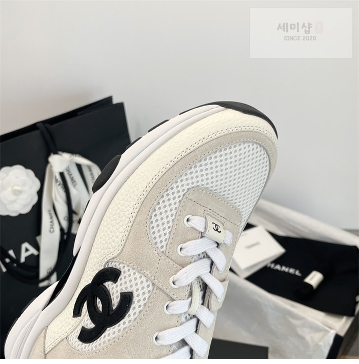 C H A N E L 샤넬 cc로고 메쉬 테니스 여성 스니커즈 신발 18번 이미지
