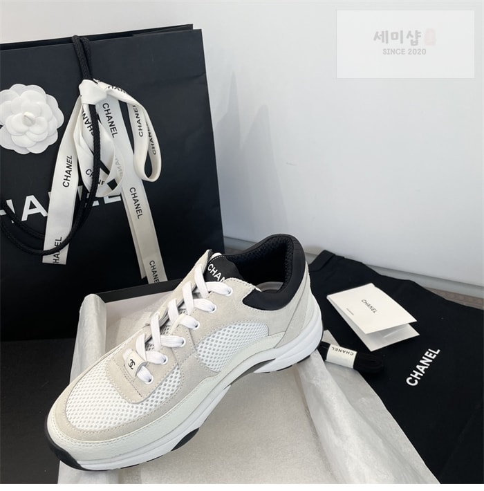 C H A N E L 샤넬 cc로고 메쉬 테니스 여성 스니커즈 신발 20번 이미지