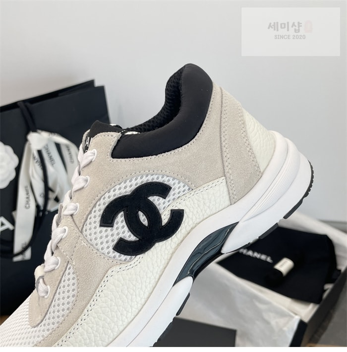 C H A N E L 샤넬 cc로고 메쉬 테니스 여성 스니커즈 신발 25번 이미지