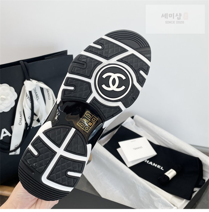 C H A N E L 샤넬 cc로고 메쉬 테니스 여성 스니커즈 신발 23번 이미지