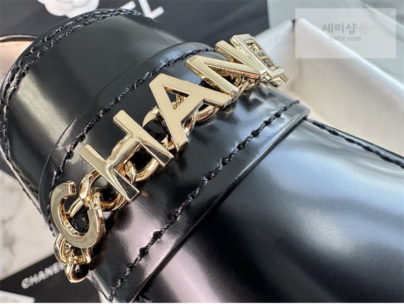 C H A N E L 샤넬 cc 로고 체인 모카신 로퍼 신발 13번 이미지