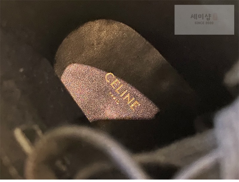 셀린느 셀린느 벌키 레이스업 부츠 샤이니 불스킨 블랙 신발 10번 이미지