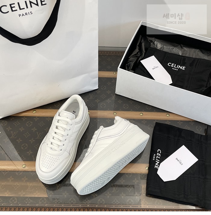 C E L I N E 셀린느 웨지 아웃솔 스니커즈 신발 4번 이미지