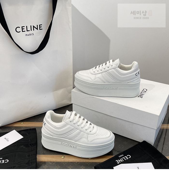 C E L I N E 셀린느 웨지 아웃솔 스니커즈 신발 7번 이미지
