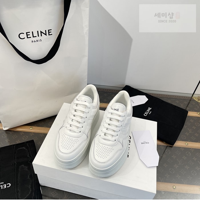 C E L I N E 셀린느 웨지 아웃솔 스니커즈 신발 10번 이미지