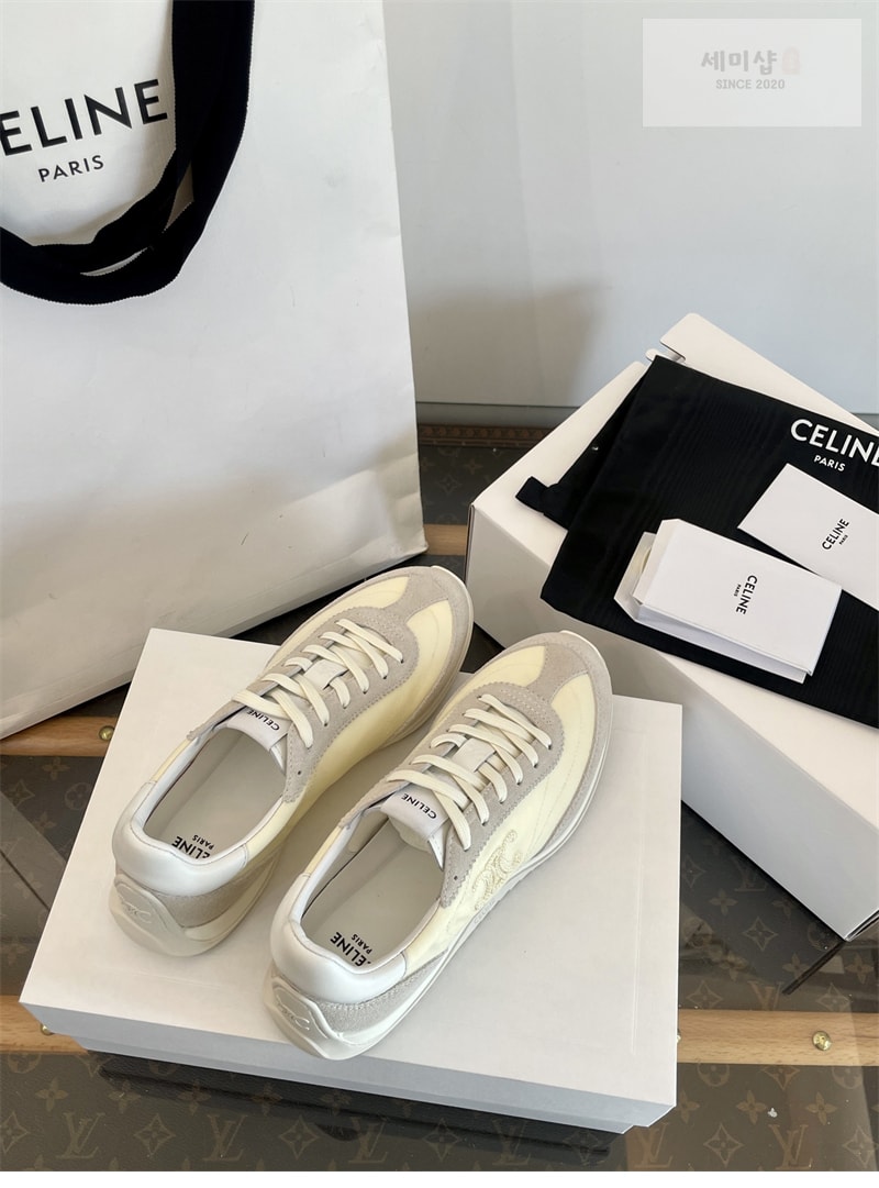 C E L I N E 셀린느 트리옹프 레이서 로우 탑 스니커즈 블랙 신발 20번 이미지