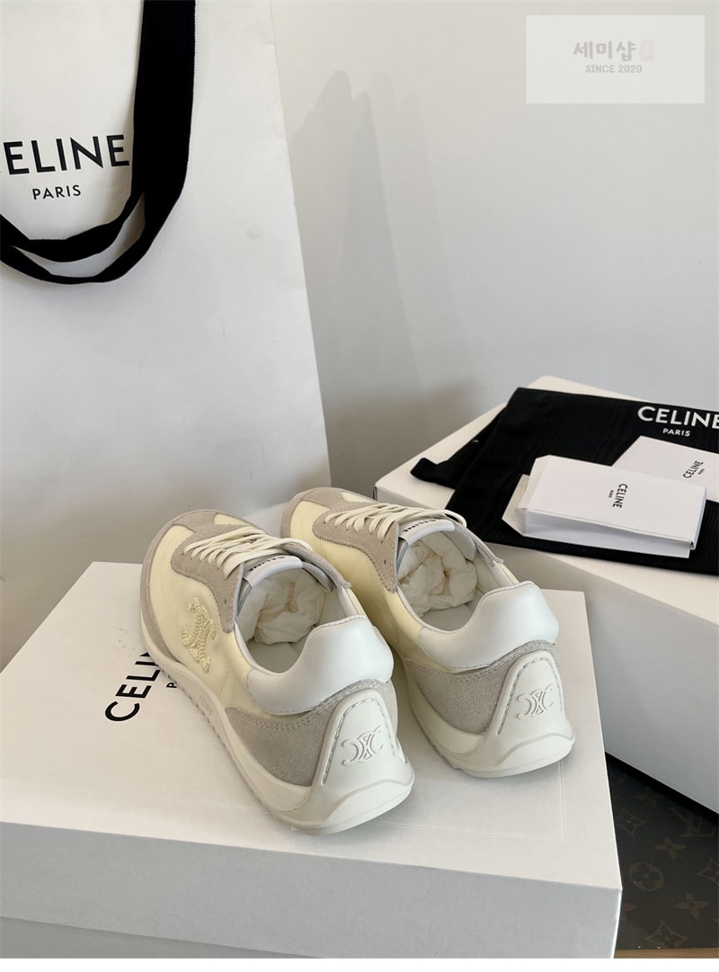 C E L I N E 셀린느 트리옹프 레이서 로우 탑 스니커즈 블랙 신발 18번 이미지